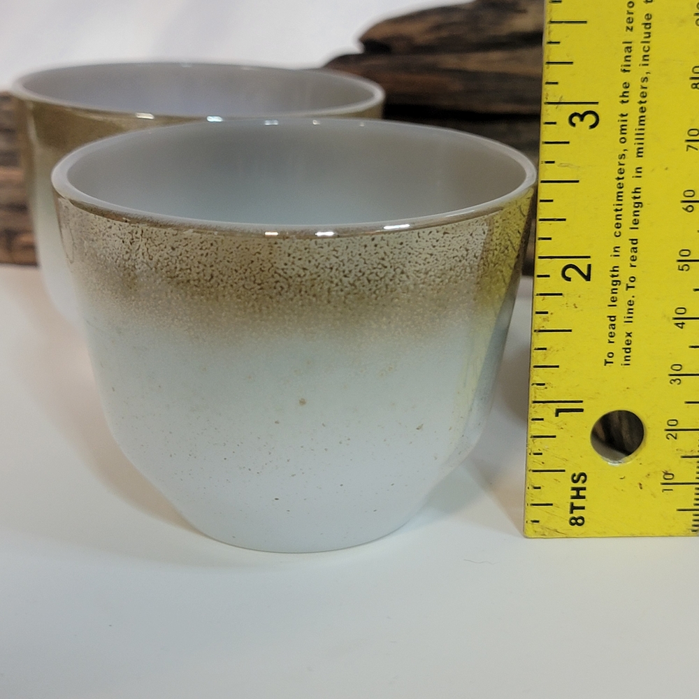 Federal Glass Vintage 1960's Custard Cups Set Of 4. Made In USA - Picture 7 of 8